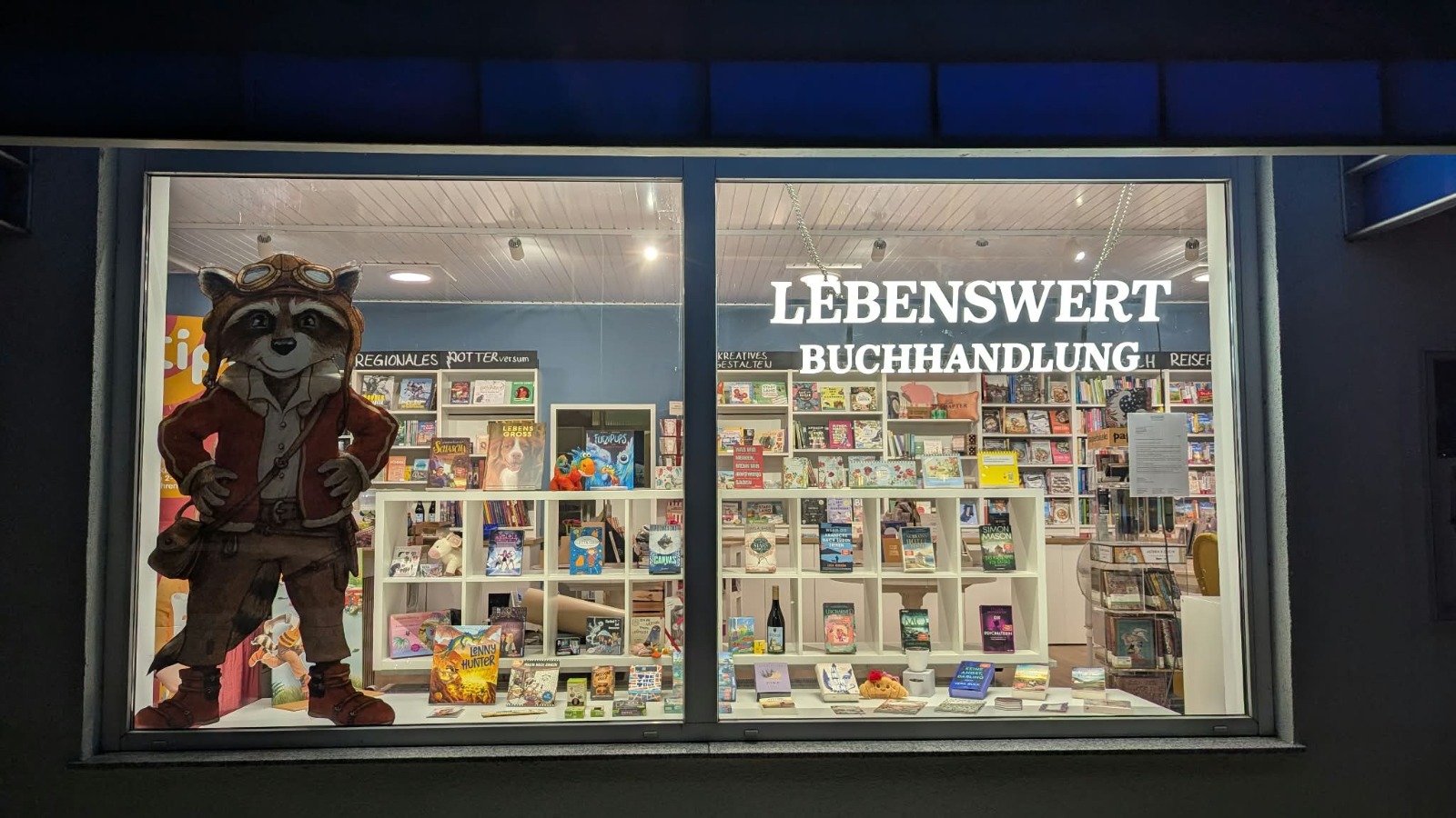 Blick ins Schaufenster